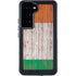 Ireland Flag Dark Wood Galaxy S23 Waterproof Case